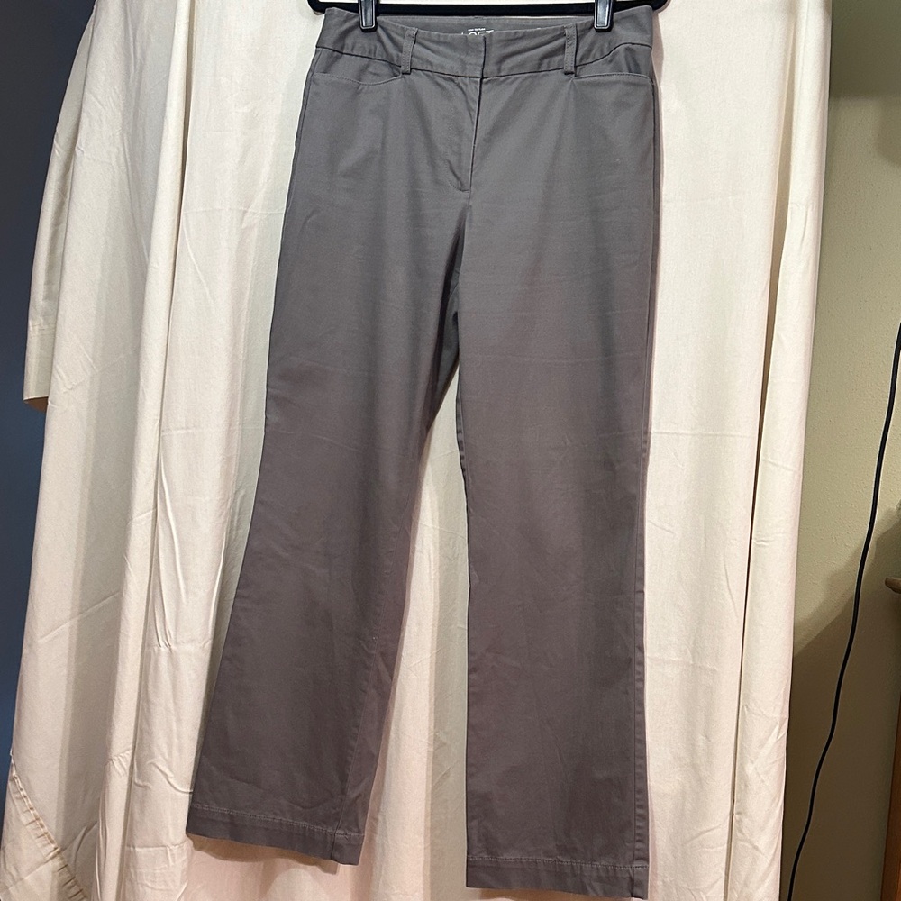 LOFT Women's Gray Trousers